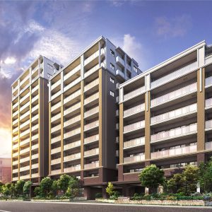 マンション_外観_朝景_01